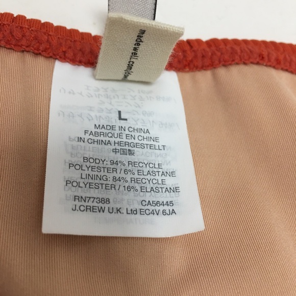 Madewell•Second Wave/Ribbed Classic/Bikini Bottom AND Cabana del Sol Top Sz L - Picture 10 of 11